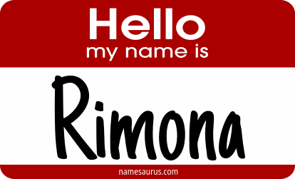 Hello my name is Rimona png download