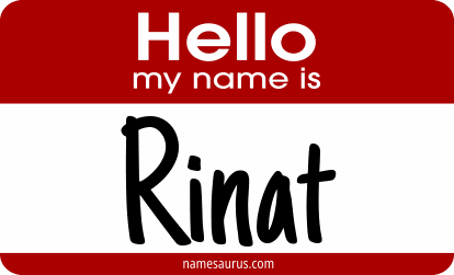 Hello my name is Rinat png download