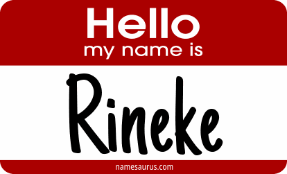 Hello my name is Rineke png download