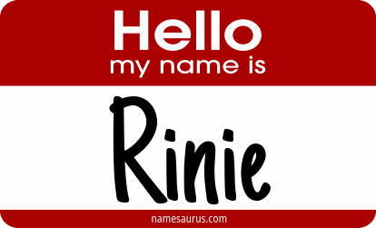 Hello my name is Rinie png download