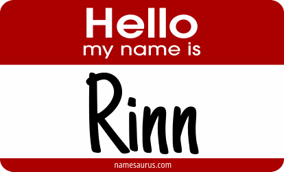 Hello my name is Rinn png download