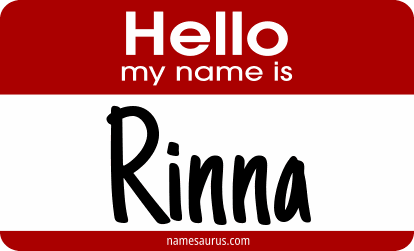 Hello my name is Rinna png download