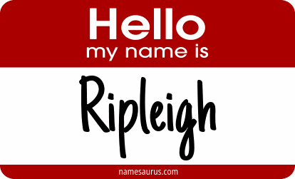 Hello my name is Ripleigh png download