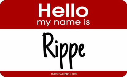 Hello my name is Rippe png download