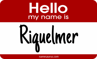 Hello my name is Riquelmer png download