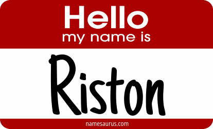 Hello my name is Riston png download