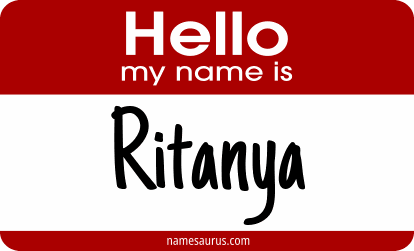 Hello my name is Ritanya png download
