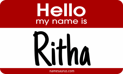 Hello my name is Ritha png download