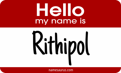 Hello my name is Rithipol png download