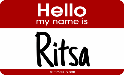 Hello my name is Ritsa png download