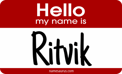 Hello my name is Ritvik png download