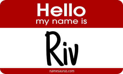 Hello my name is Riv png download