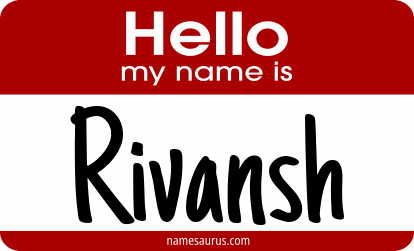 Hello my name is Rivansh png download