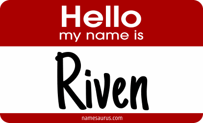 Hello my name is Riven png download
