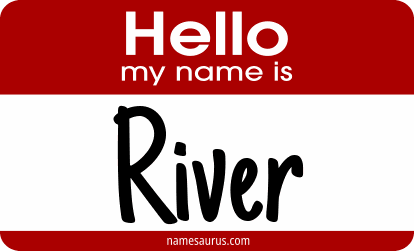 Hello my name is River png download