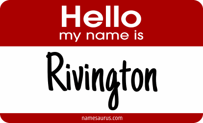 Hello my name is Rivington png download
