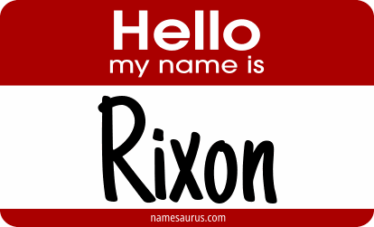 Hello my name is Rixon png download