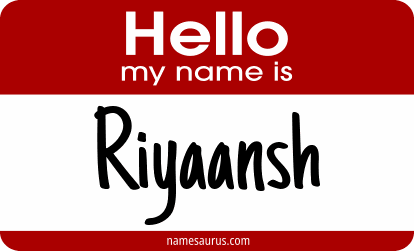 Hello my name is Riyaansh png download