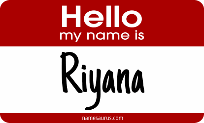 Hello my name is Riyana png download