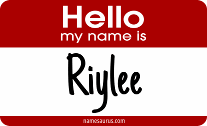 Hello my name is Riylee png download