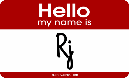 Hello my name is Rj png download