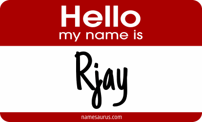 Hello my name is Rjay png download