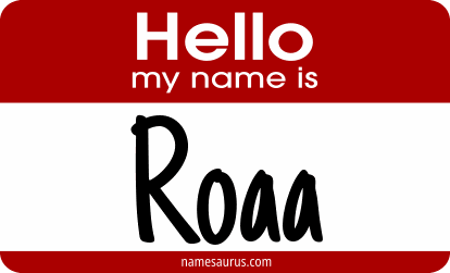 Hello my name is Roaa png download