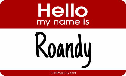 Hello my name is Roandy png download
