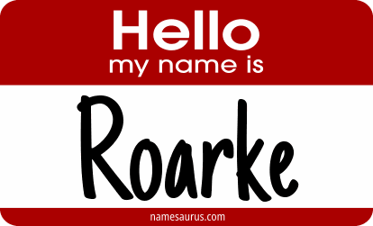 Hello my name is Roarke png download