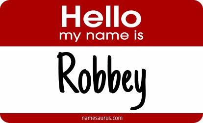 Hello my name is Robbey png download