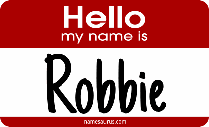 Hello my name is Robbie png download