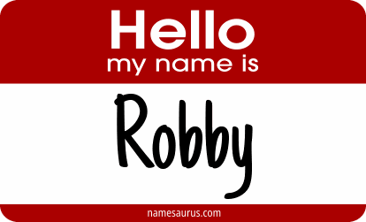 Hello my name is Robby png download