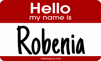 Hello my name is Robenia png download