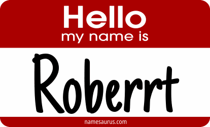 Hello my name is Roberrt png download