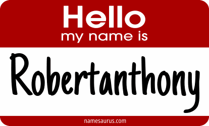 Hello my name is Robertanthony png download