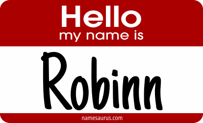 Hello my name is Robinn png download