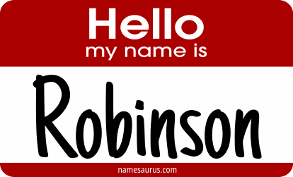 Hello my name is Robinson png download