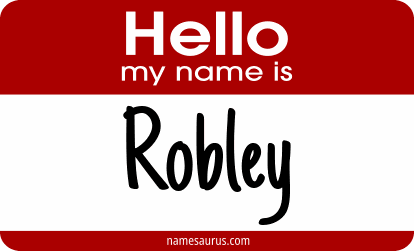 Hello my name is Robley png download