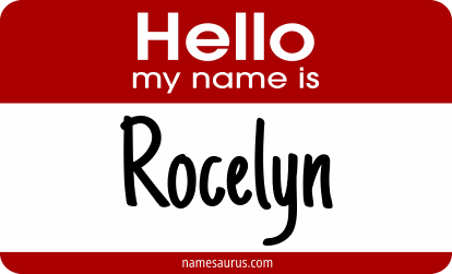 Hello my name is Rocelyn png download