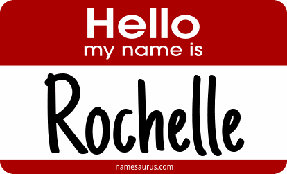 Hello my name is Rochelle png download
