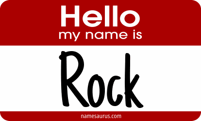 Hello my name is Rock png download