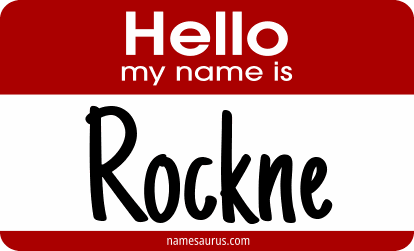 Hello my name is Rockne png download