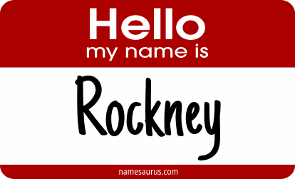 Hello my name is Rockney png download