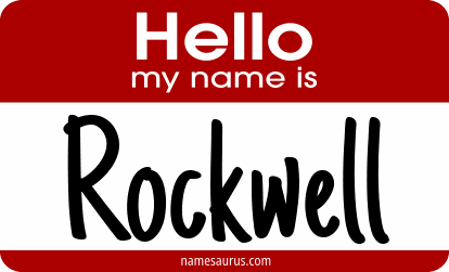 Hello my name is Rockwell png download
