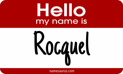 Hello my name is Rocquel png download