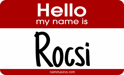 Hello my name is Rocsi png download
