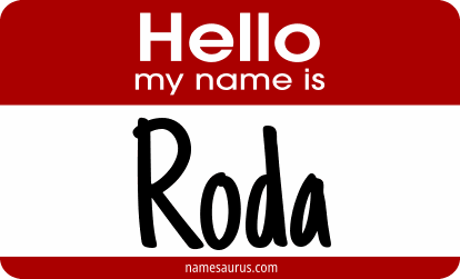 Hello my name is Roda png download