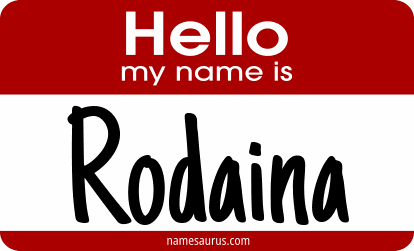 Hello my name is Rodaina png download