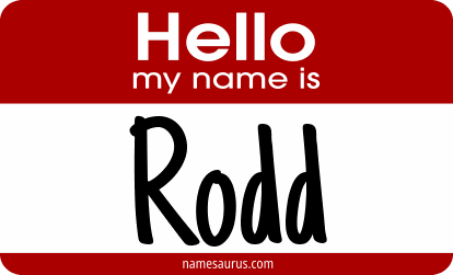 Hello my name is Rodd png download