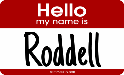 Hello my name is Roddell png download